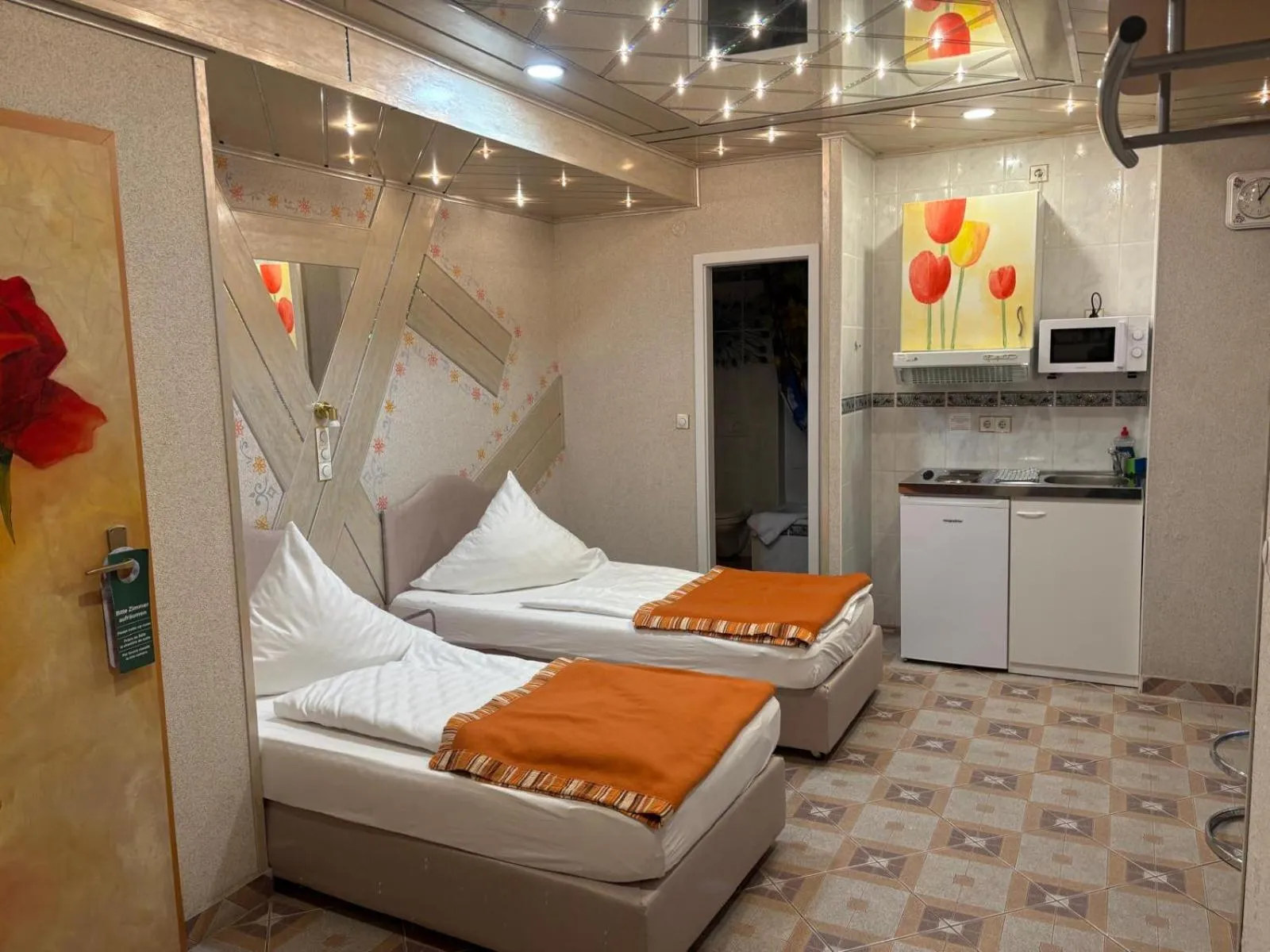 Bed in Central Hotel