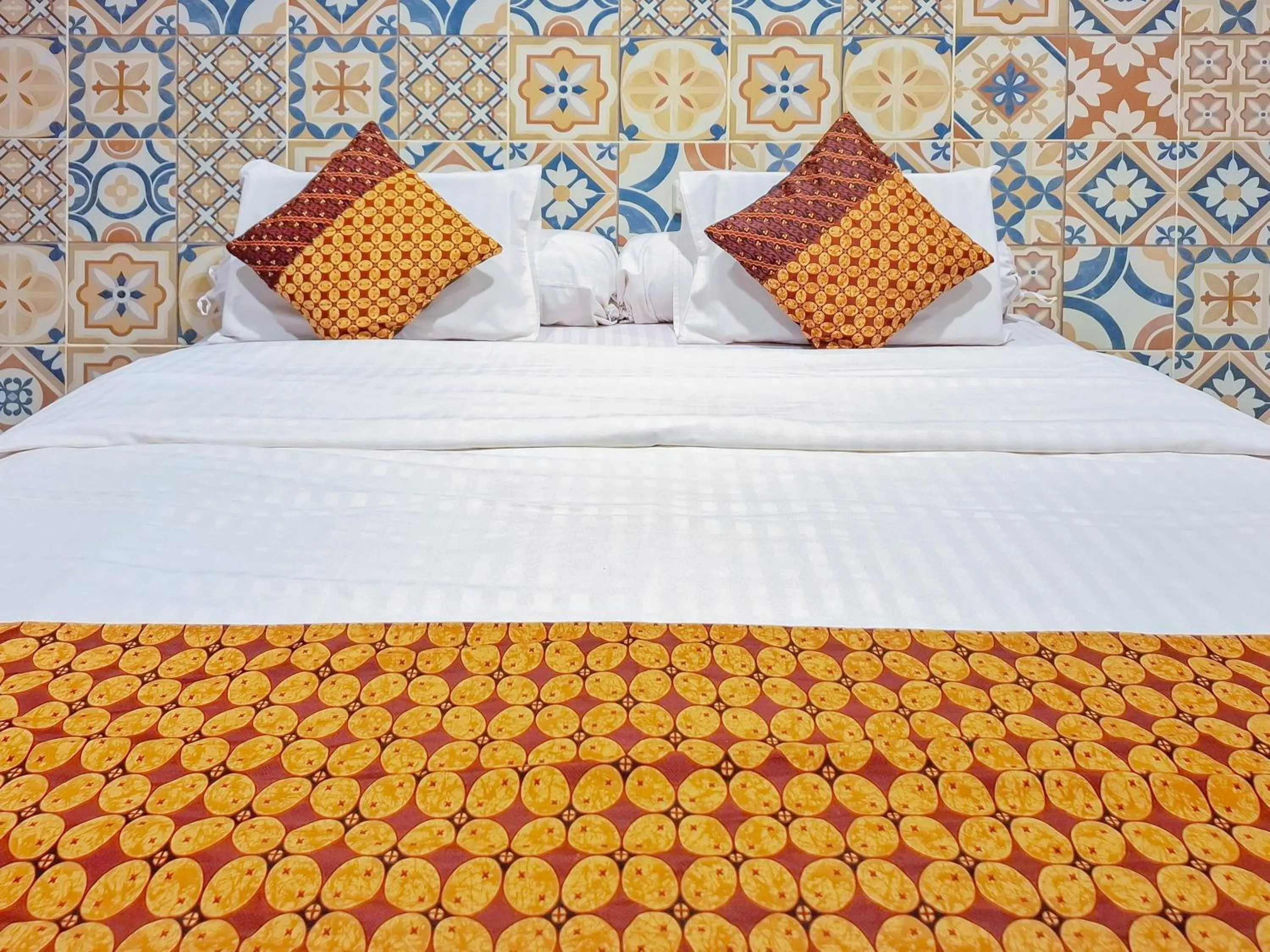 Bedroom, Bed in Omah Kampoeng Near UKSW Salatiga Mitra RedDoorz