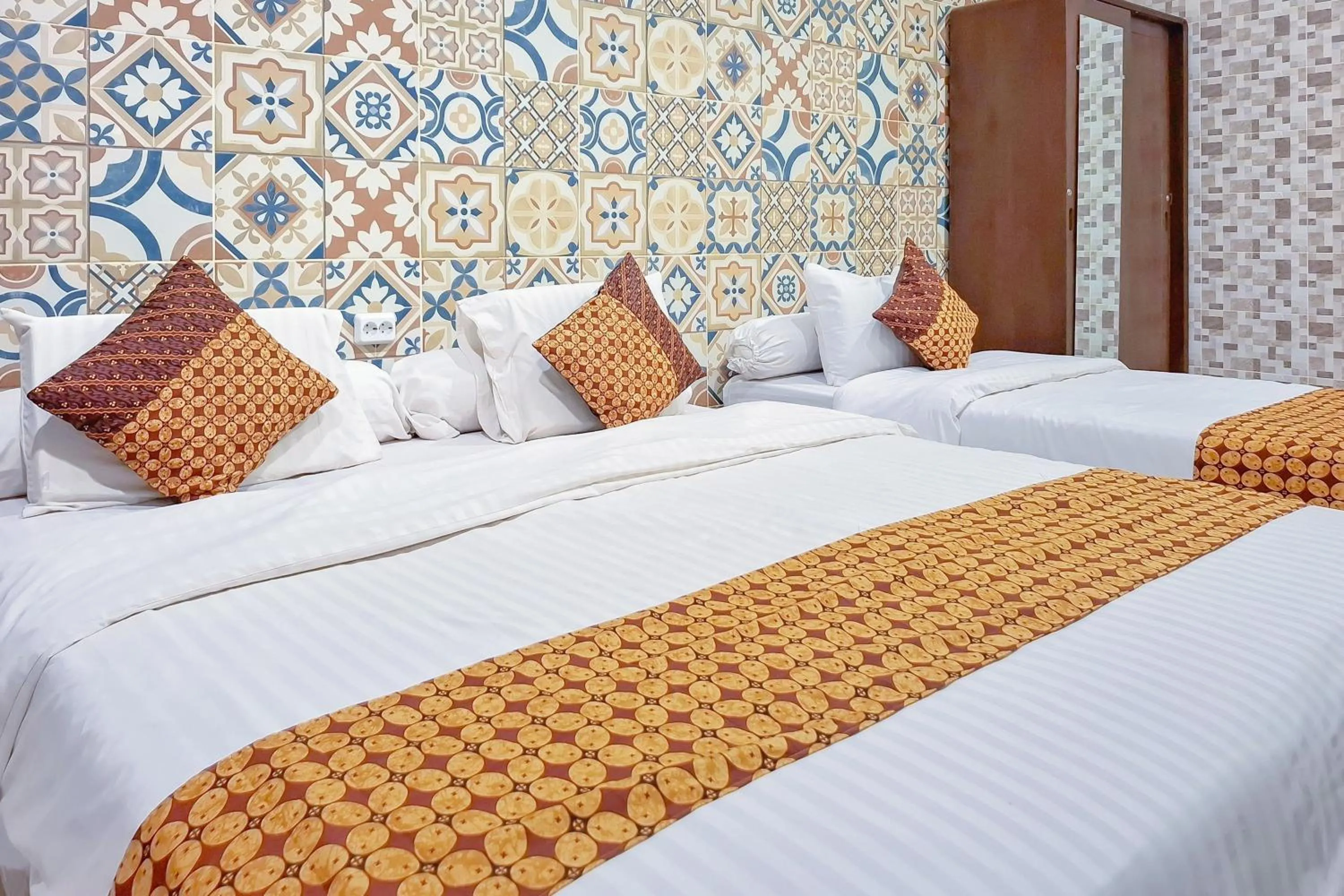 Bedroom, Bed in Omah Kampoeng Near UKSW Salatiga Mitra RedDoorz