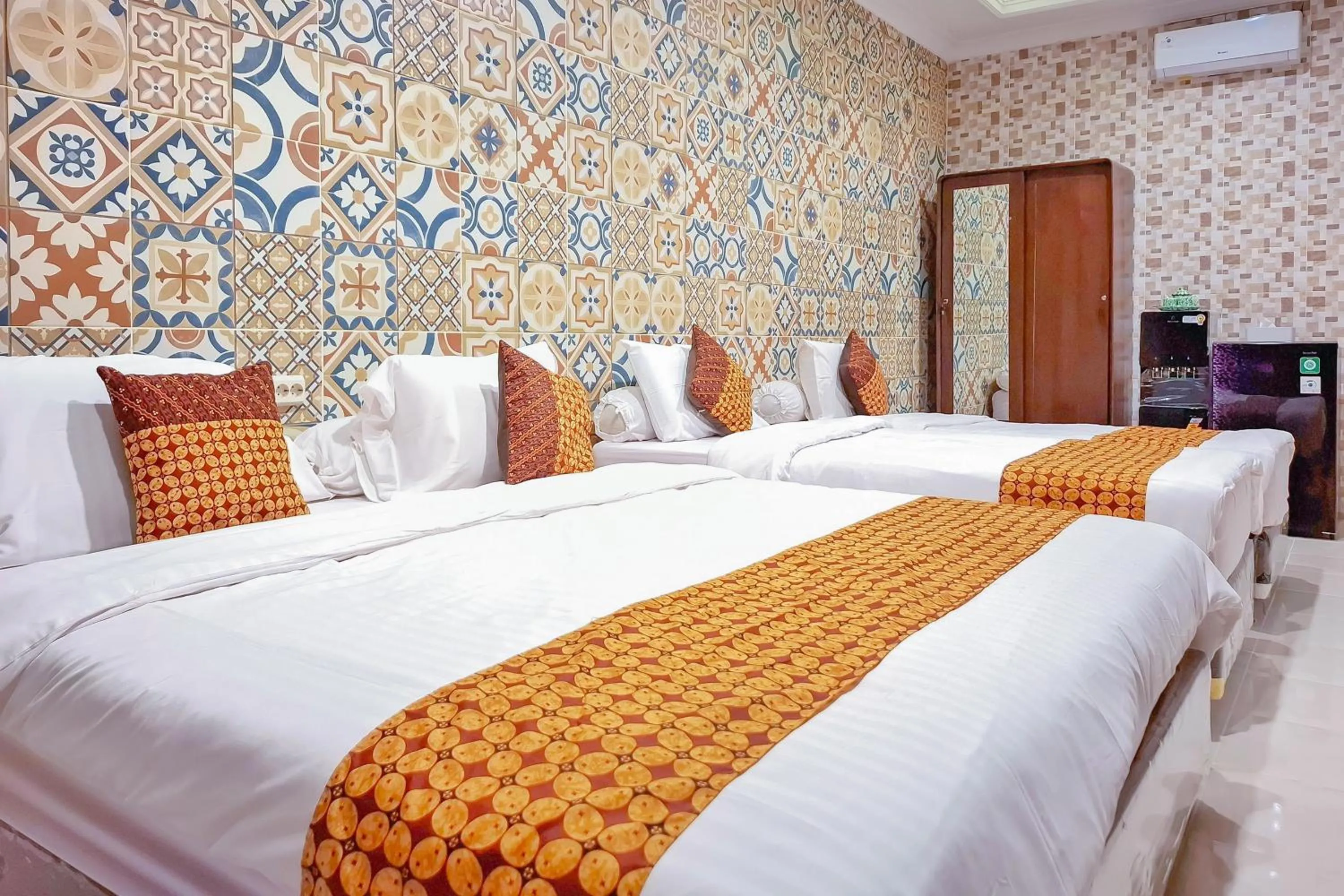 Bedroom, Bed in Omah Kampoeng Near UKSW Salatiga Mitra RedDoorz