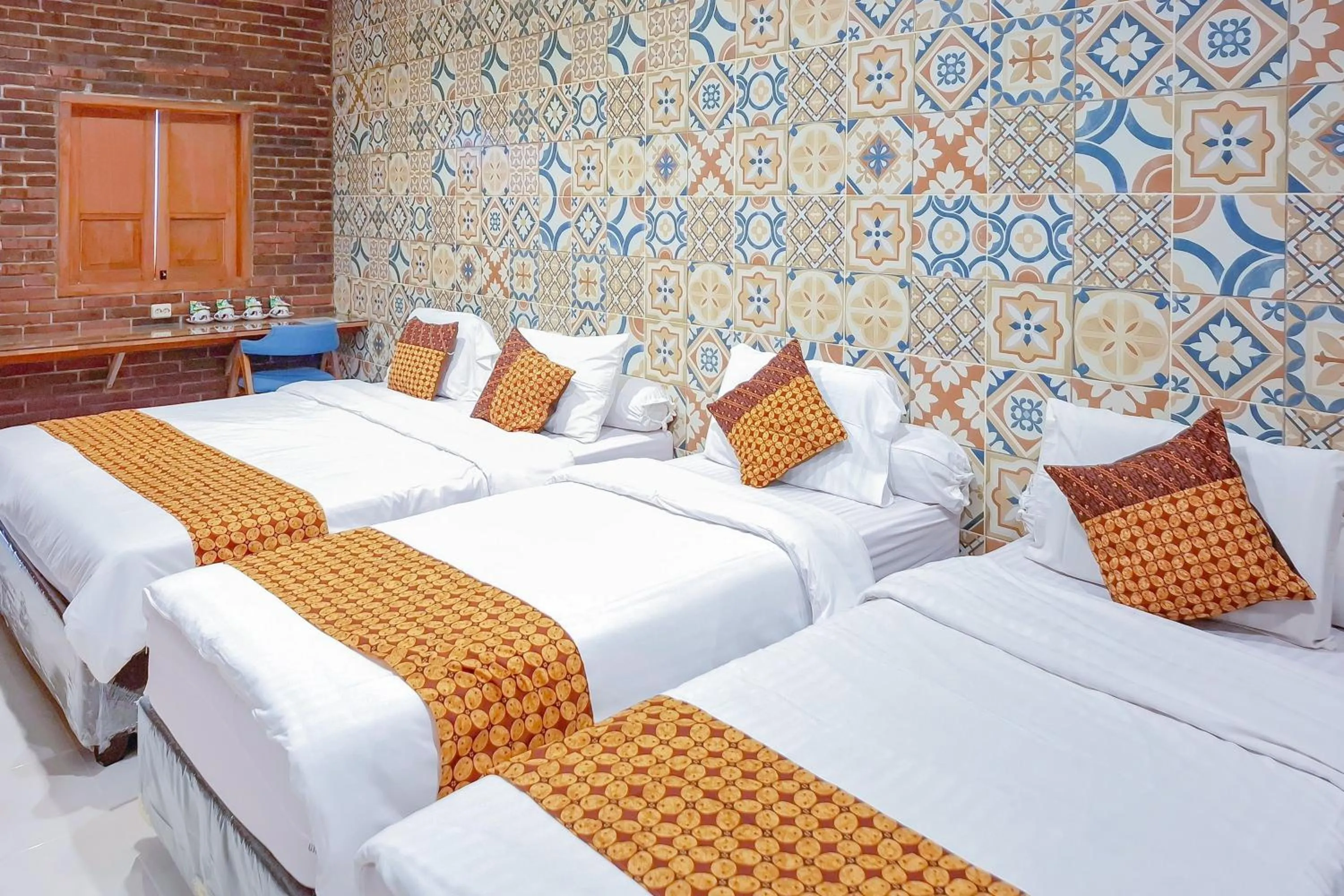 Bedroom, Bed in Omah Kampoeng Near UKSW Salatiga Mitra RedDoorz
