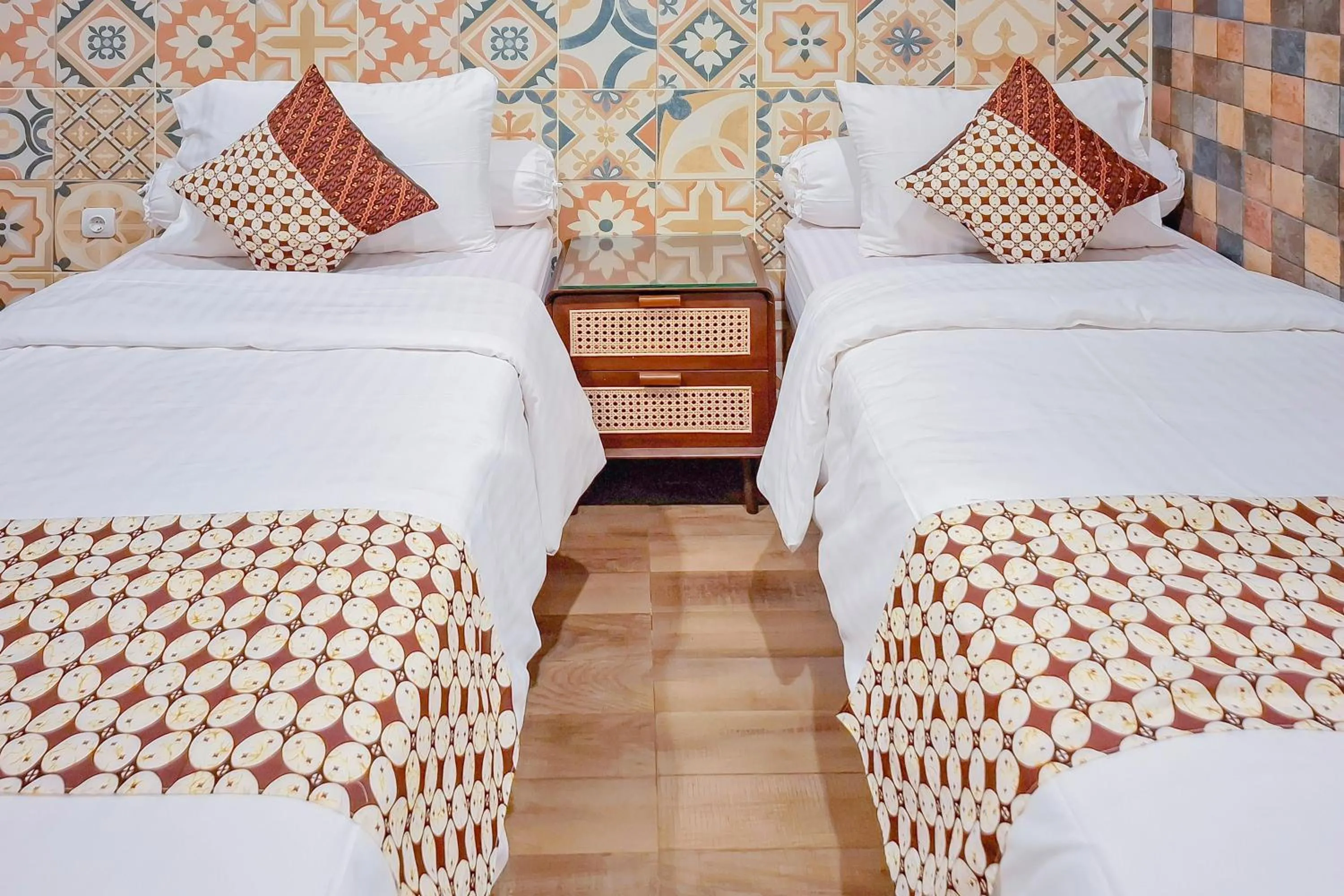 Bedroom, Bed in Omah Kampoeng Near UKSW Salatiga Mitra RedDoorz