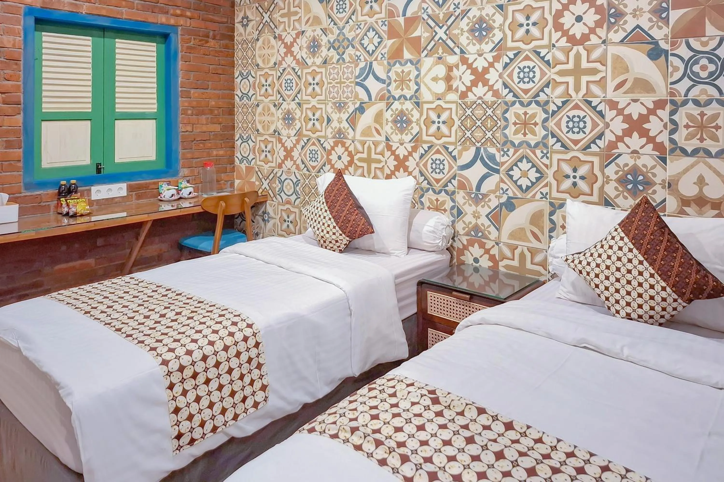 Bedroom, Bed in Omah Kampoeng Near UKSW Salatiga Mitra RedDoorz