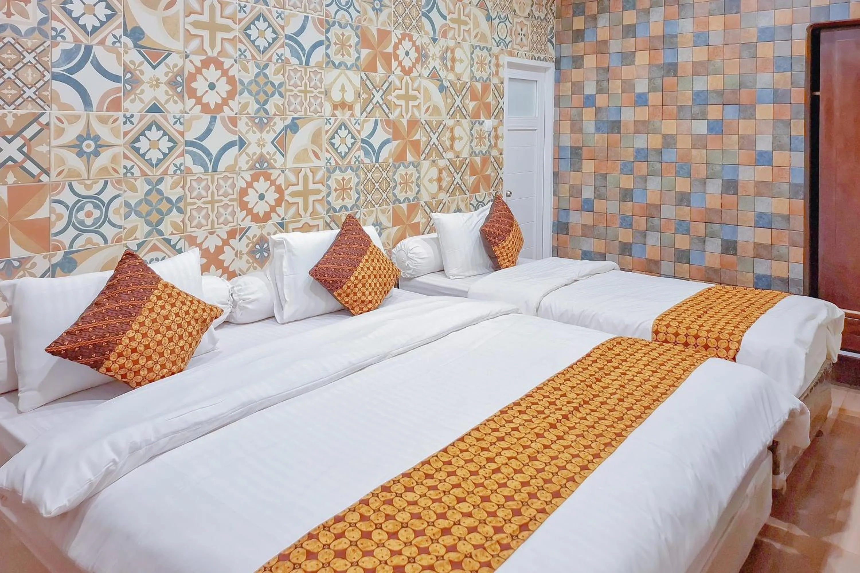 Bedroom, Bed in Omah Kampoeng Near UKSW Salatiga Mitra RedDoorz