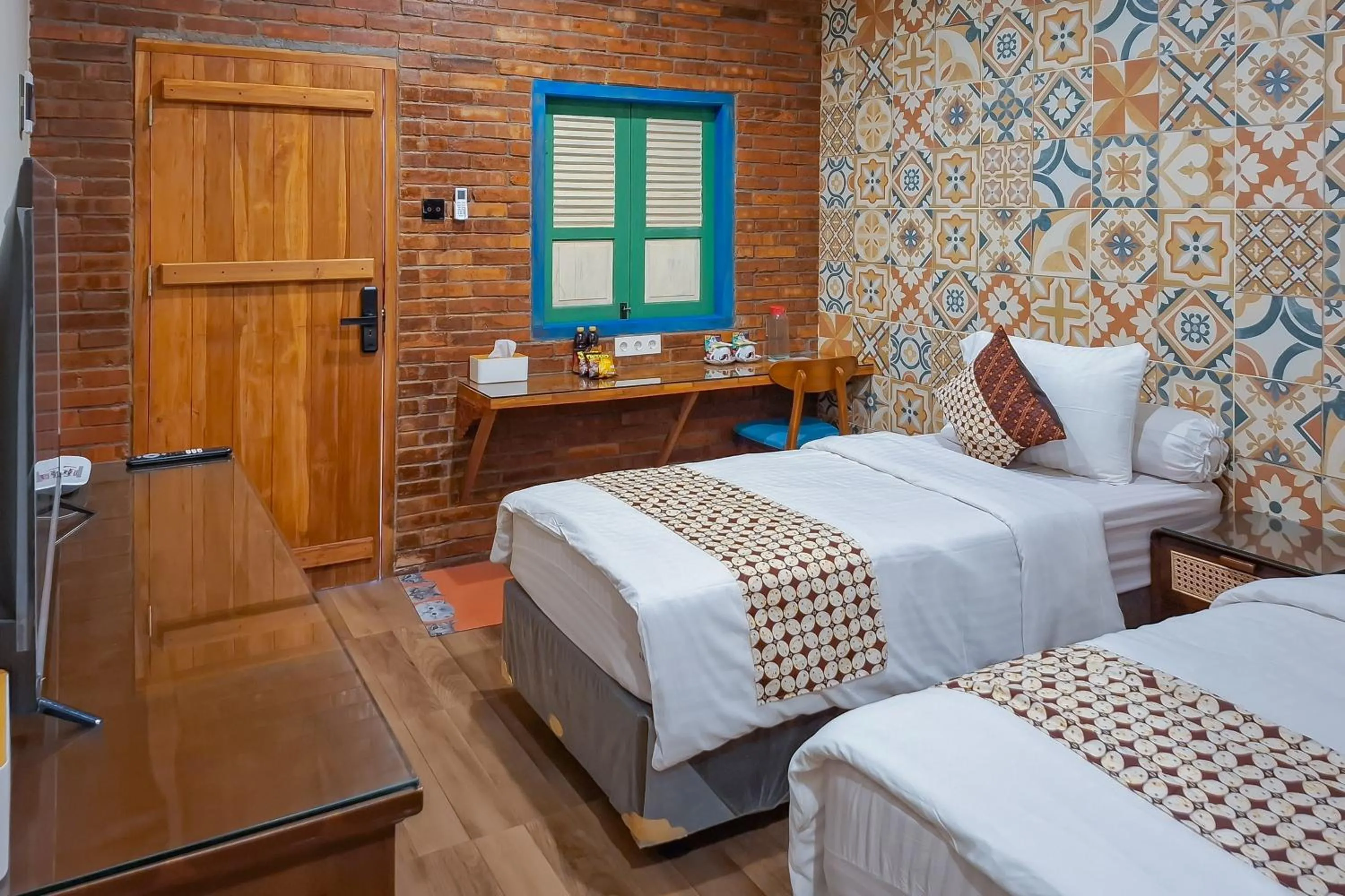 Bedroom, Bed in Omah Kampoeng Near UKSW Salatiga Mitra RedDoorz