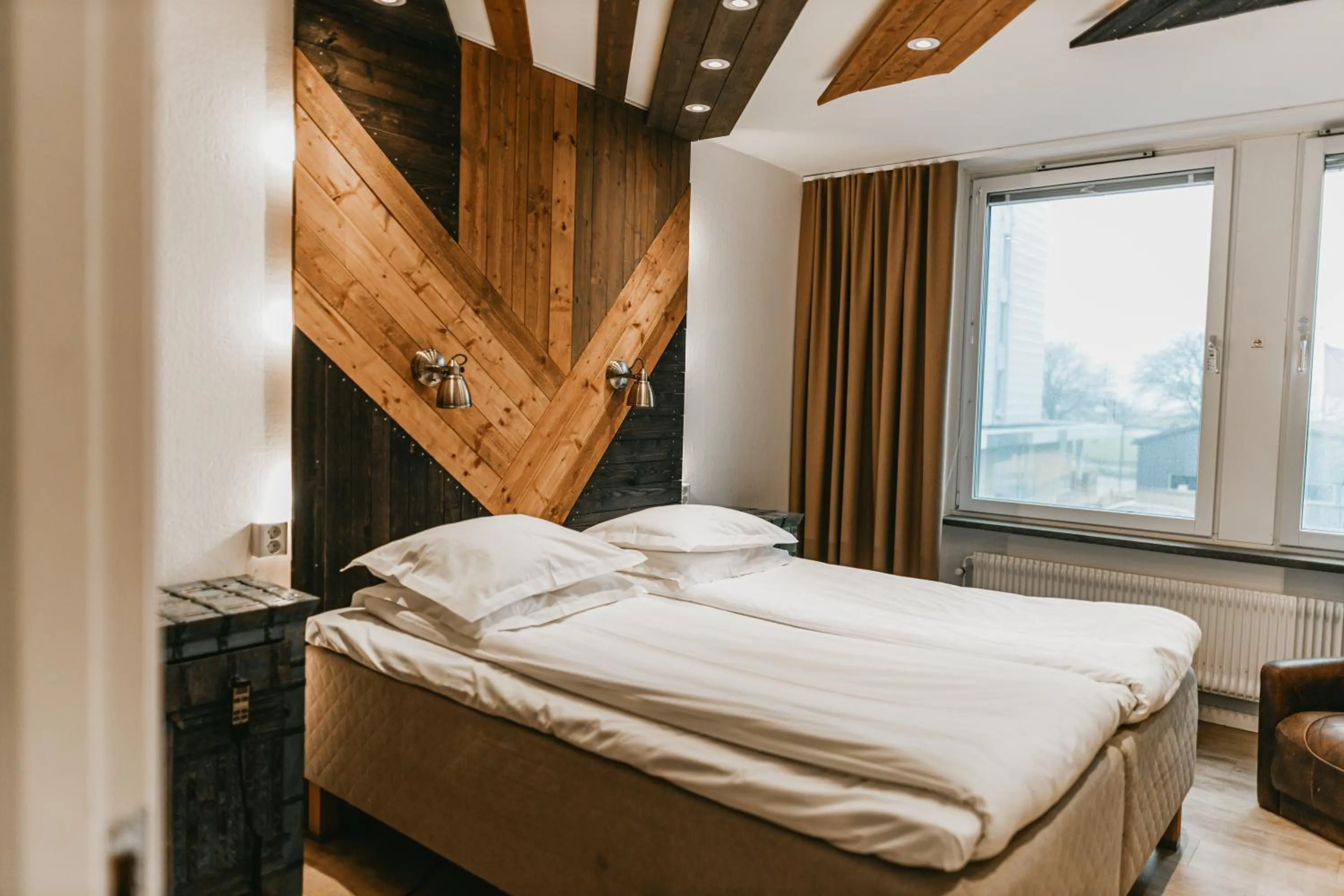 Photo of the whole room, Bed in Havshotellet