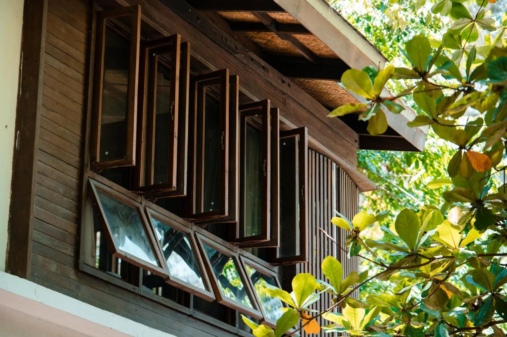 Inner courtyard view in Aluntala Hostel