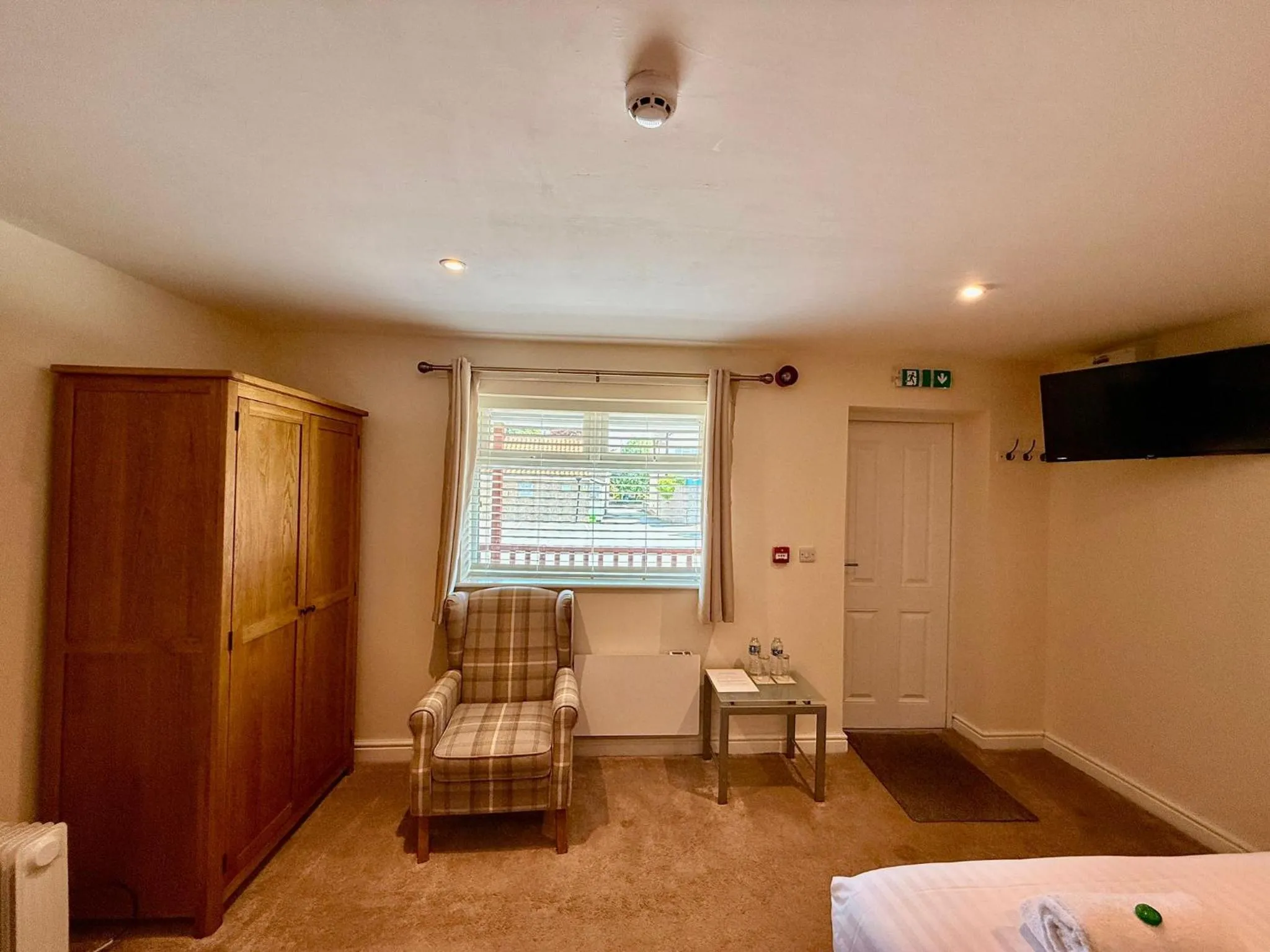 Seating area in The Woodman Inn