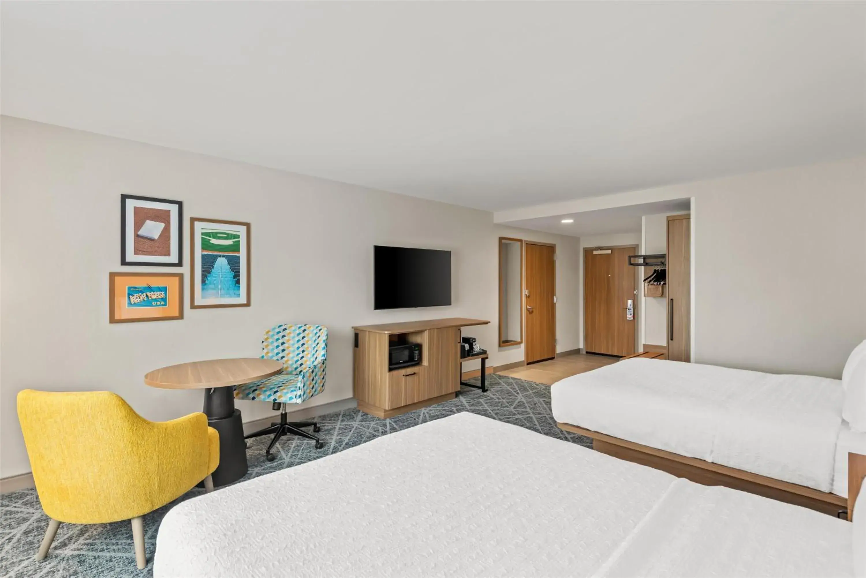 Bed in Hampton Inn Cooperstown Bed in Hampton Inn Cooperstown