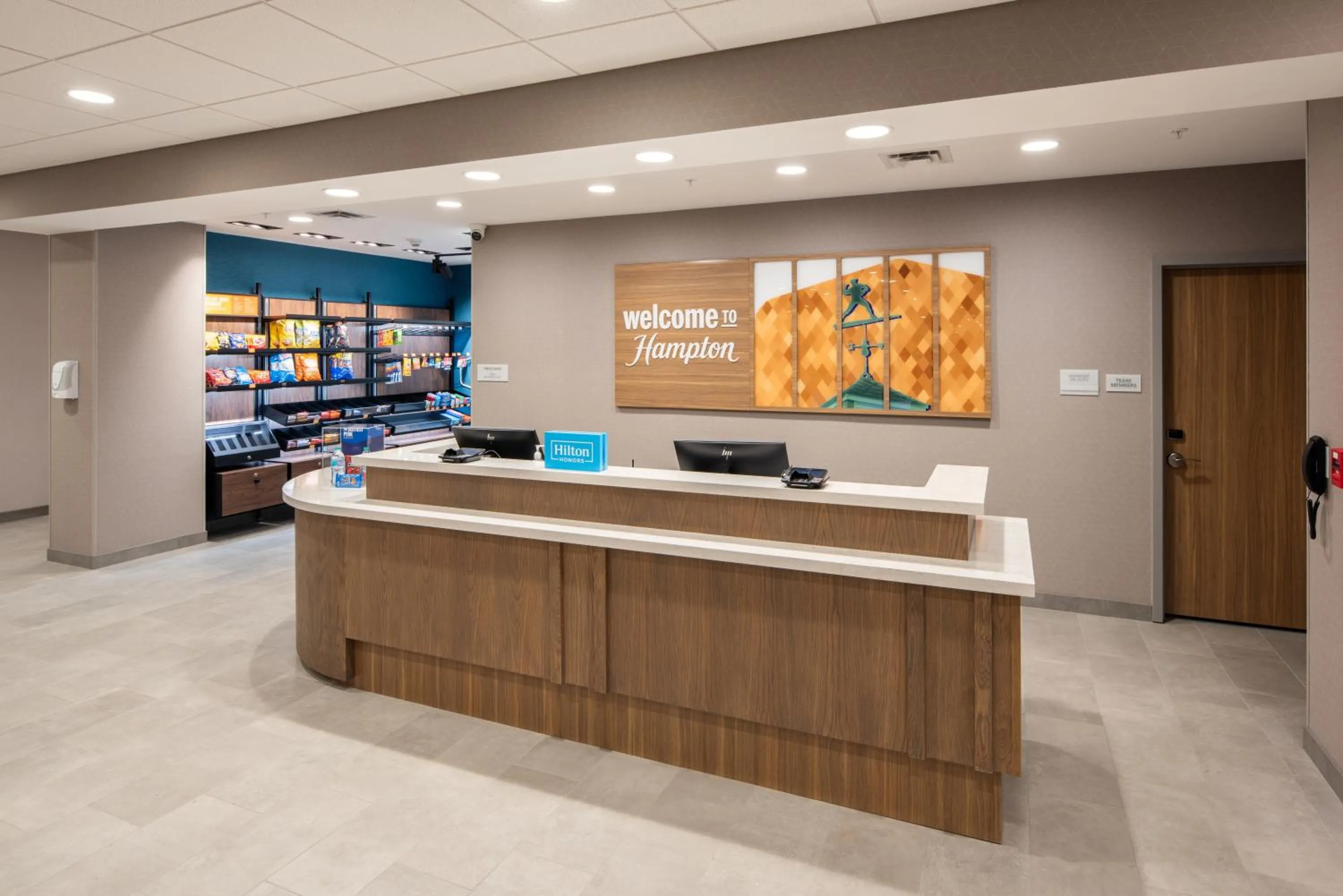 Lobby or reception in Hampton Inn Cooperstown