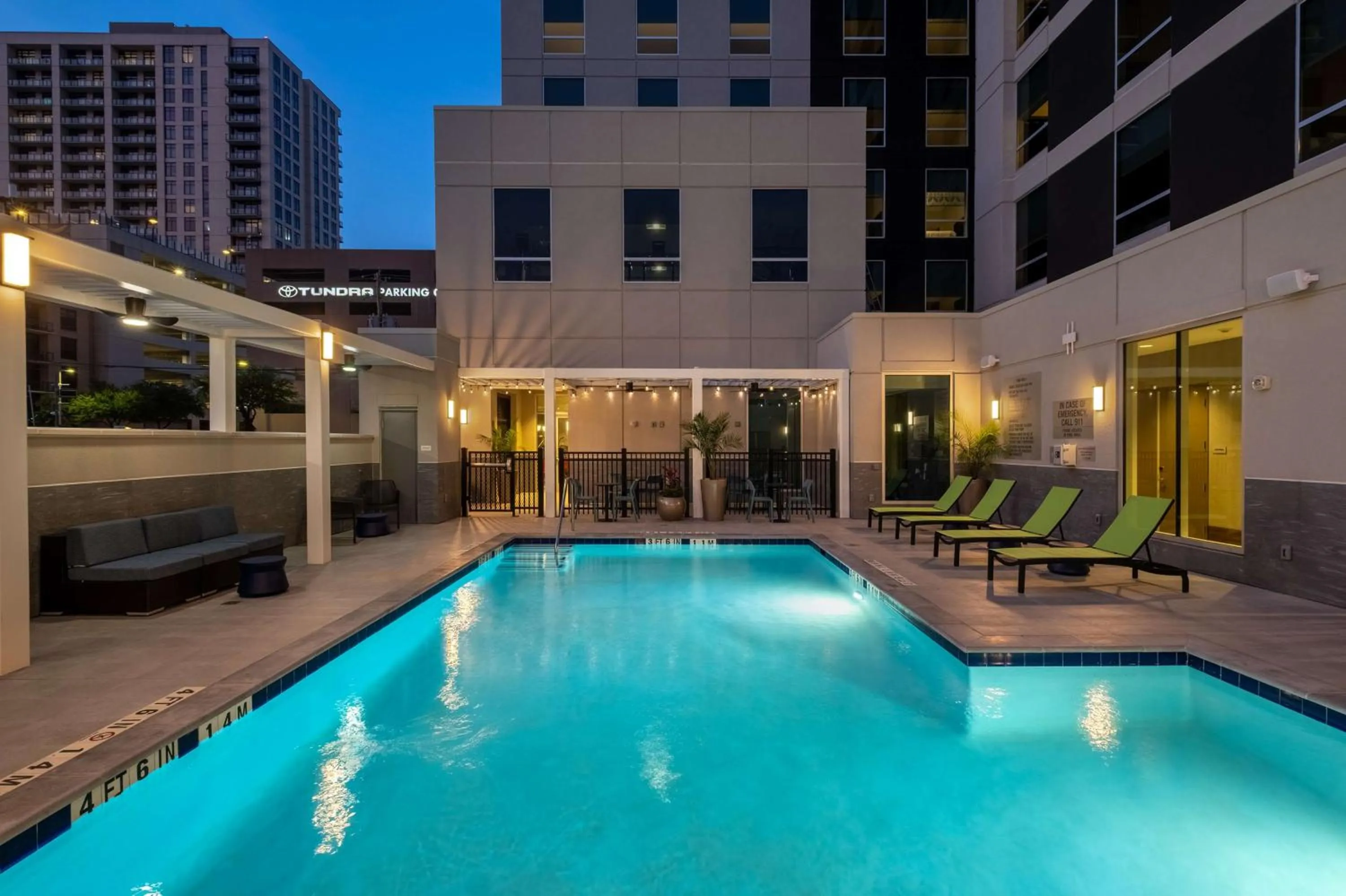 Pool view in Tru By Hilton Houston Downtown Convention Center