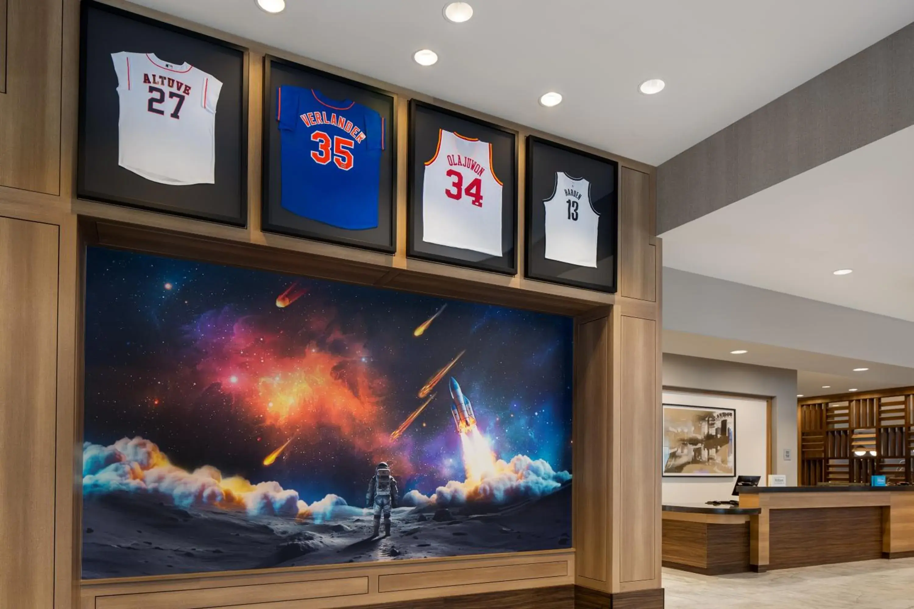 Lobby or reception in Home2 Suites By Hilton Houston Downtown Convention Center Lobby or reception in Home2 Suites By Hilton Houston Downtown Convention Center