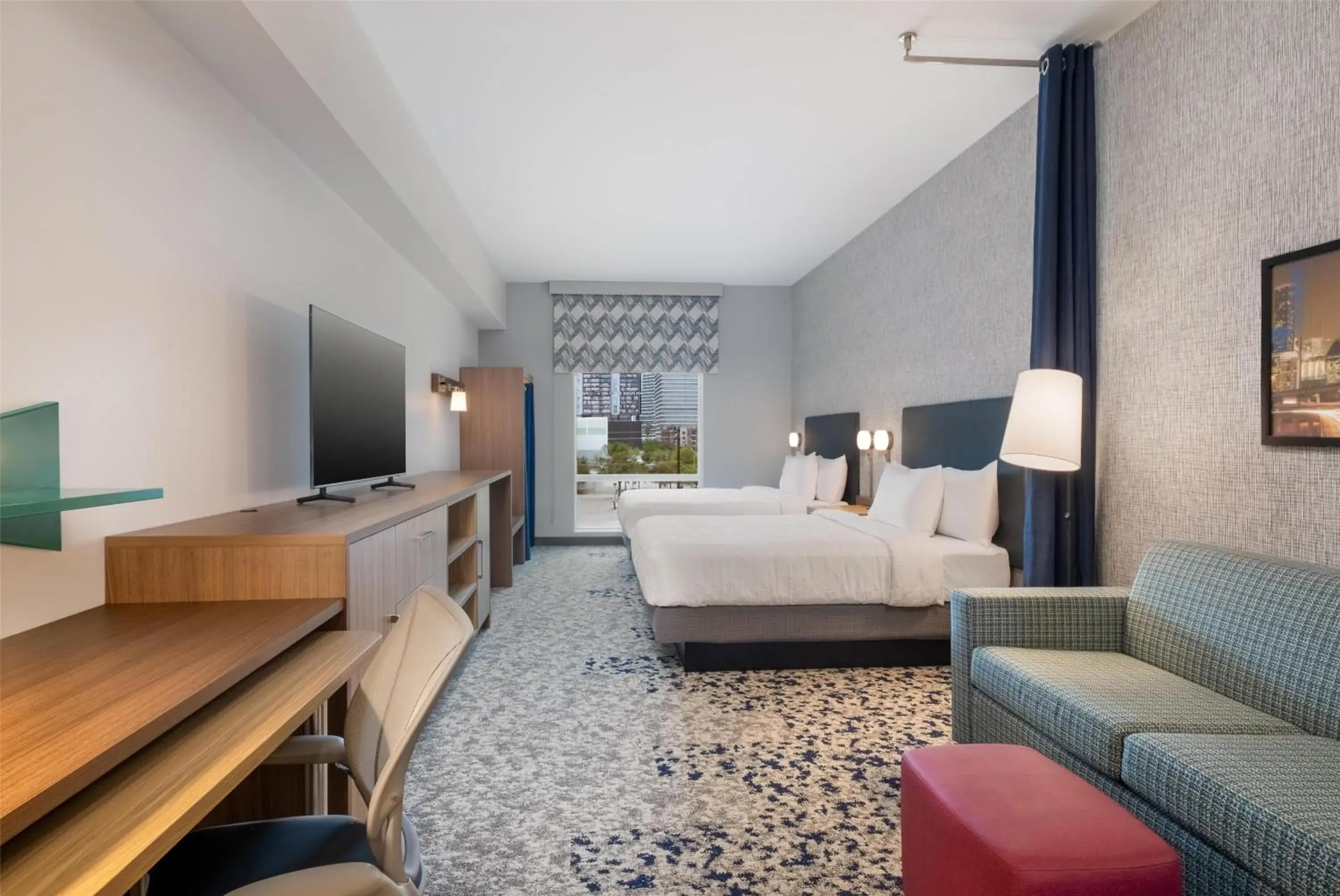 Bedroom, Bed in Home2 Suites By Hilton Houston Downtown Convention Center Bedroom, Bed in Home2 Suites By Hilton Houston Downtown Convention Center