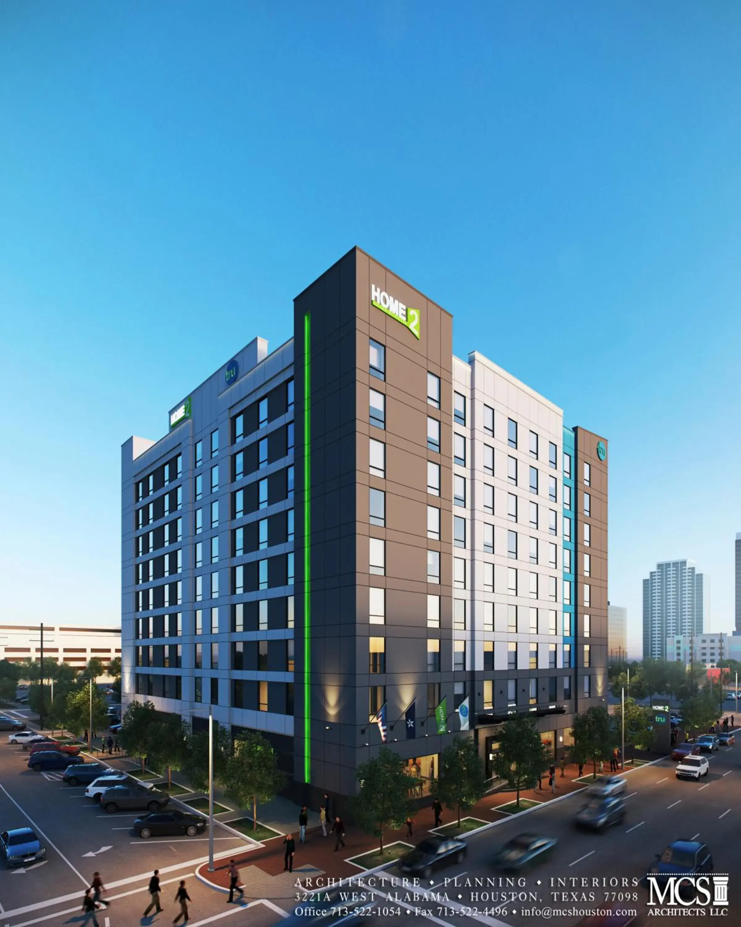 Property building in Home2 Suites By Hilton Houston Downtown Convention Center Property building in Home2 Suites By Hilton Houston Downtown Convention Center