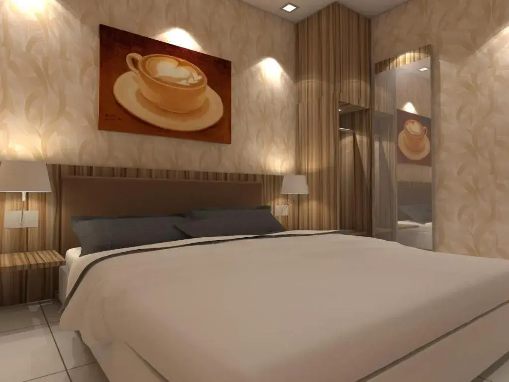 Bed in Cappuccino Hotel @ Mount Austin Bed in Cappuccino Hotel @ Mount Austin