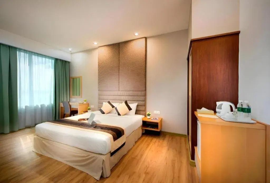 Bed in Kingwood Hotel Mukah Bed in Kingwood Hotel Mukah