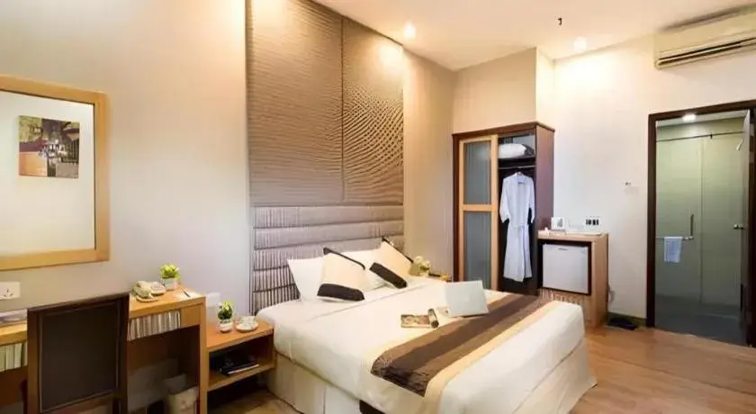 Bed in Kingwood Hotel Mukah Bed in Kingwood Hotel Mukah