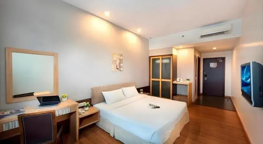 Bed in Kingwood Hotel Mukah Bed in Kingwood Hotel Mukah