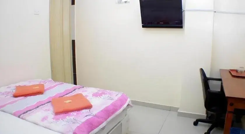 Bed in Taipann Hotel Bed in Taipann Hotel