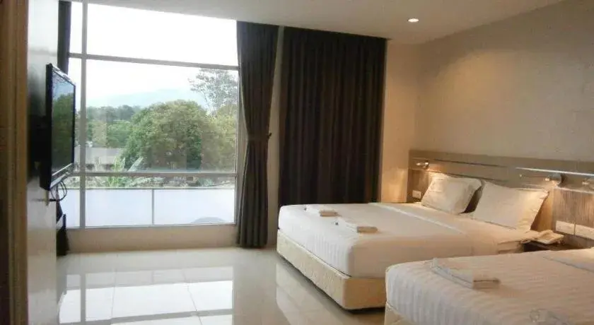 Bed in Hotel Kawan Bed in Hotel Kawan