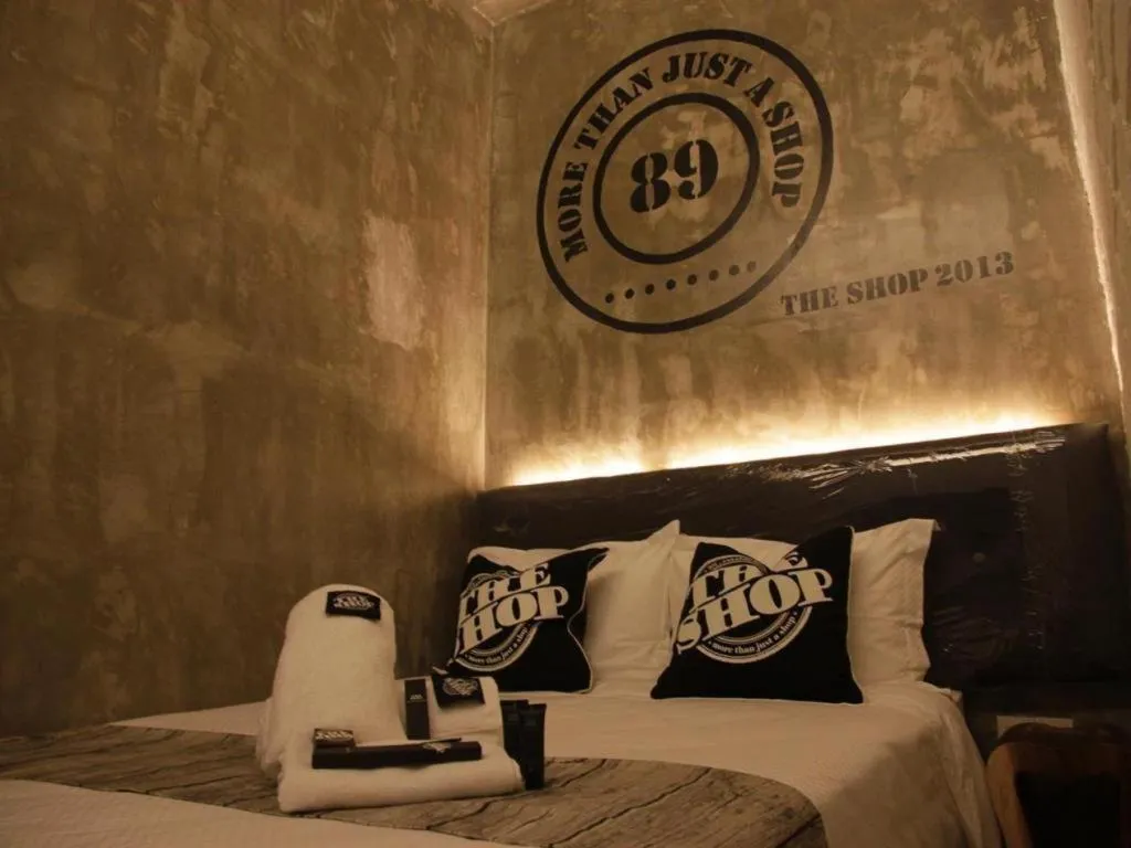 Bed in The Shop Hotel