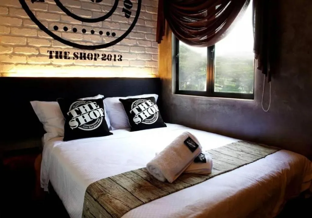 Bed in The Shop Hotel