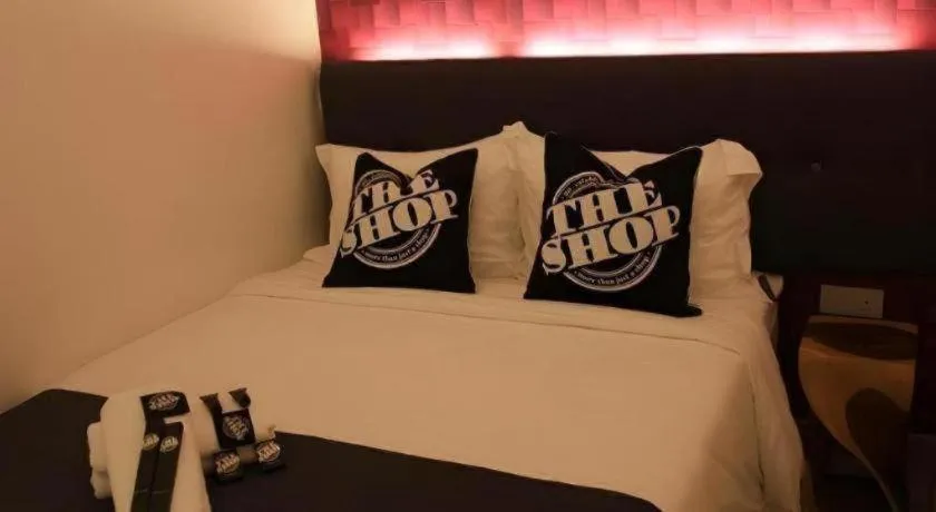Bed in The Shop Hotel