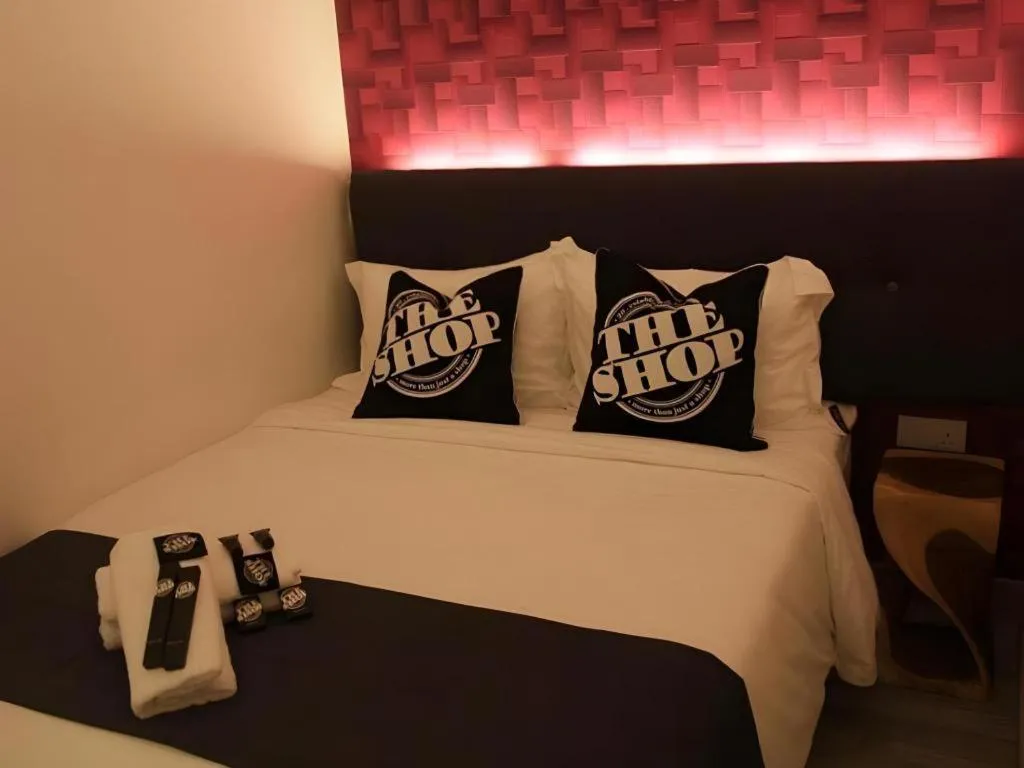 Bed in The Shop Hotel