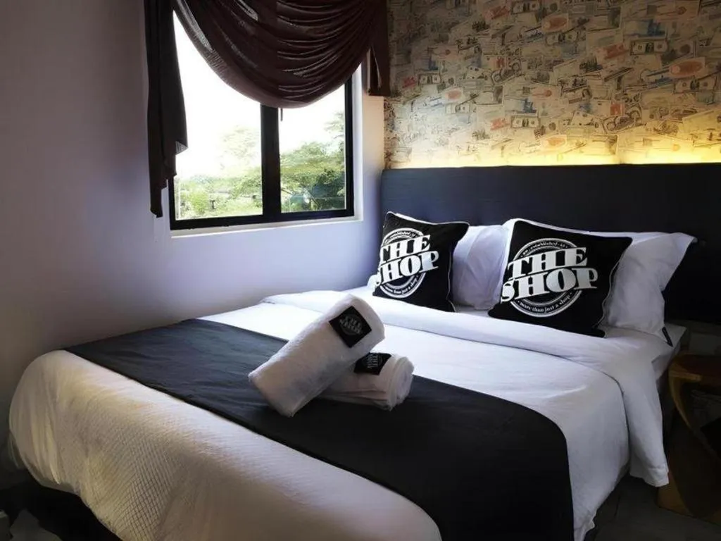 Bed in The Shop Hotel