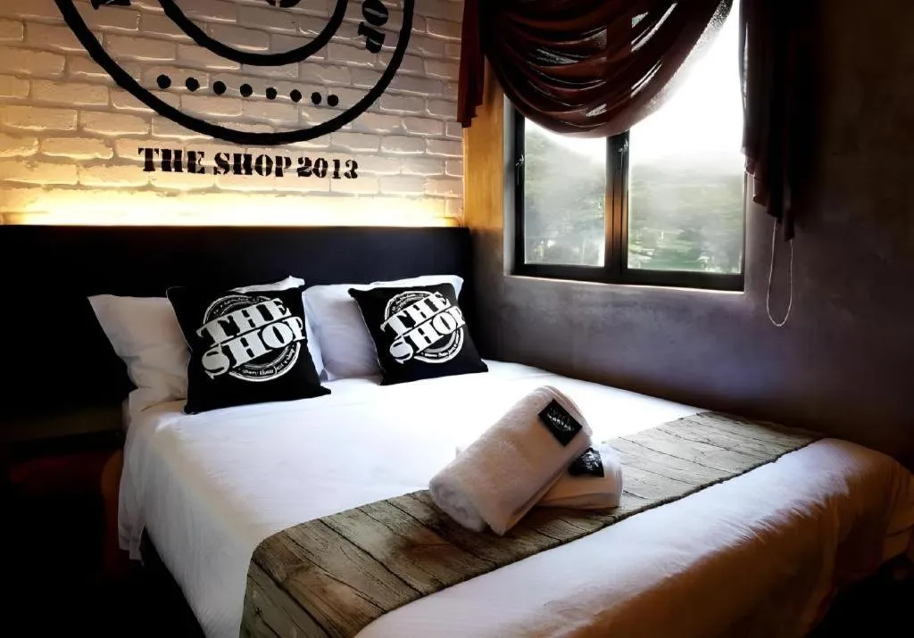 Bed in The Shop Hotel