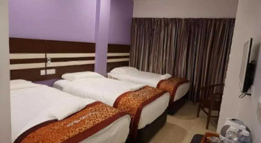 Bed in Hotel Kristal