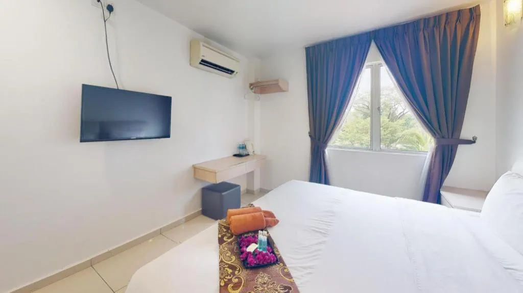 Bed in Peach Hill Hotel & Cafe