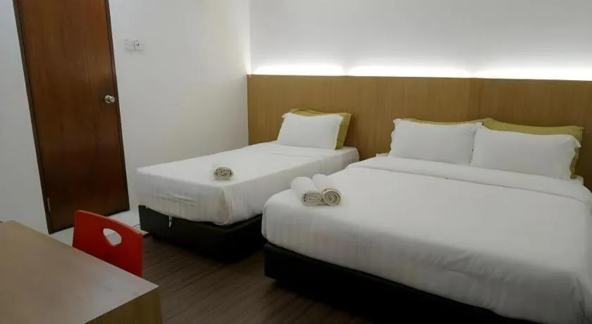 Bed in Place2Stay Business Hotel @ Waterfront