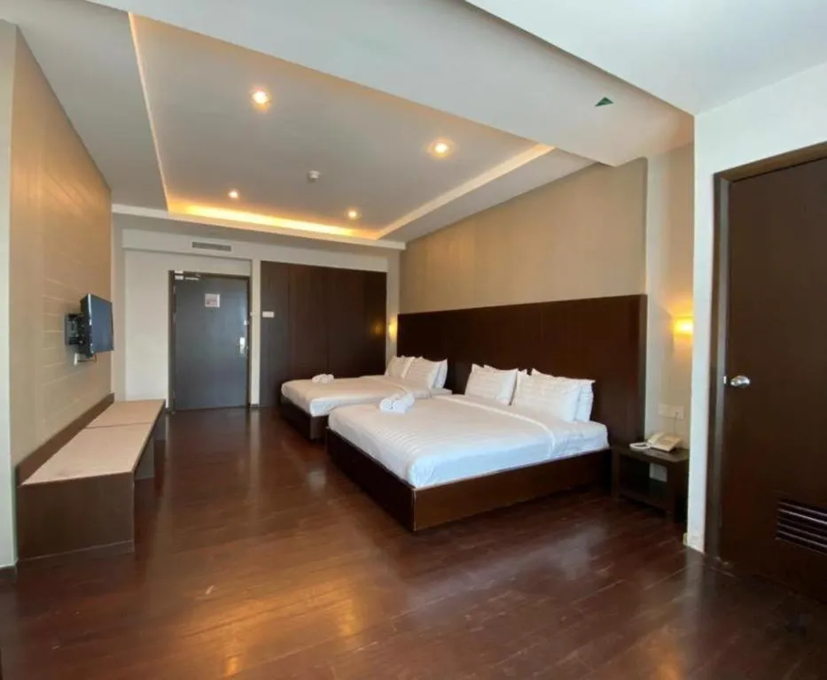 Bed in Kemena View Hotel Kuching (formerly known Merchant Hotel Kuching)