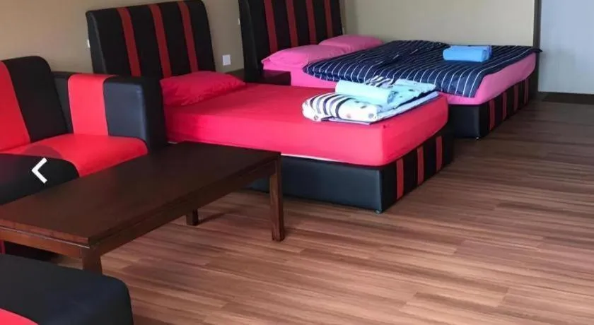 Bed in Happy Village Kundasang