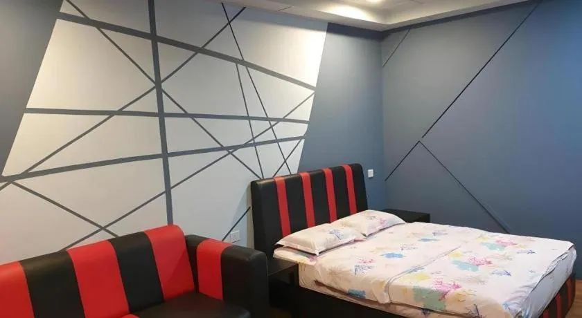 Bed in Happy Village Kundasang