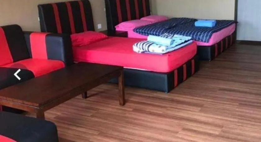 Bed in Happy Village Kundasang