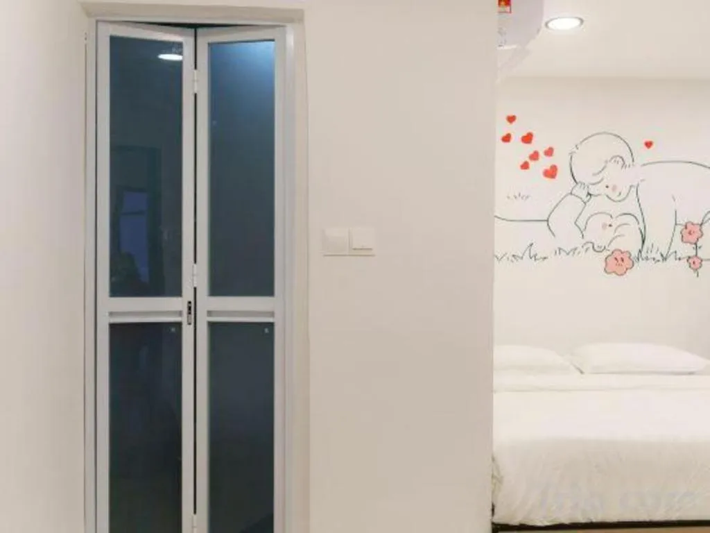 Bed in Ru Jia Hai She Hotel