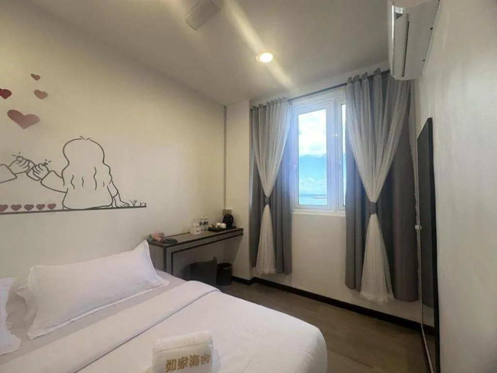 Bed in Ru Jia Hai She Hotel