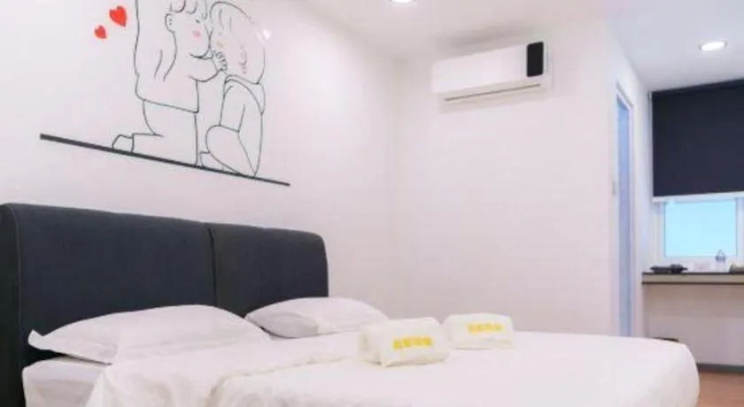 Bed in Ru Jia Hai She Hotel