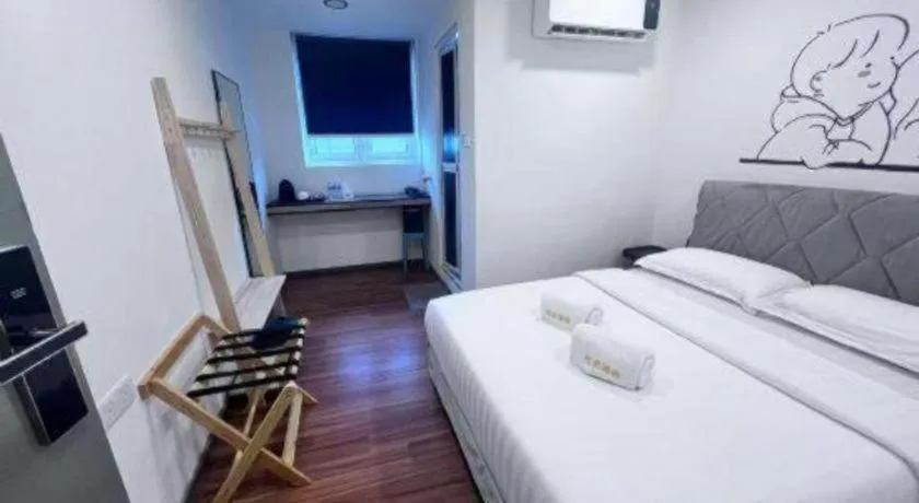 Bed in Ru Jia Hai She Hotel