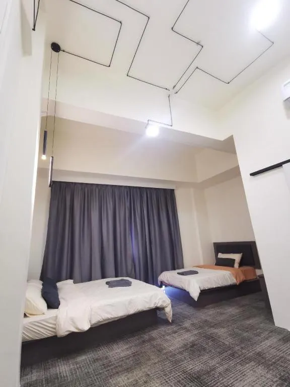 Bed in THE ROOM @ KT HOTEL