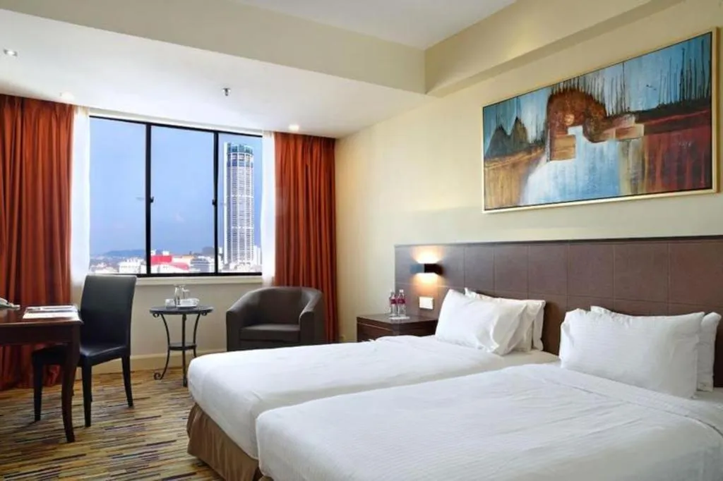 Bed in Hotel Royal Penang