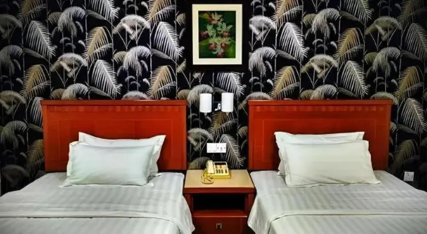 Bed in D'Borneo Hotel Bed in D'Borneo Hotel