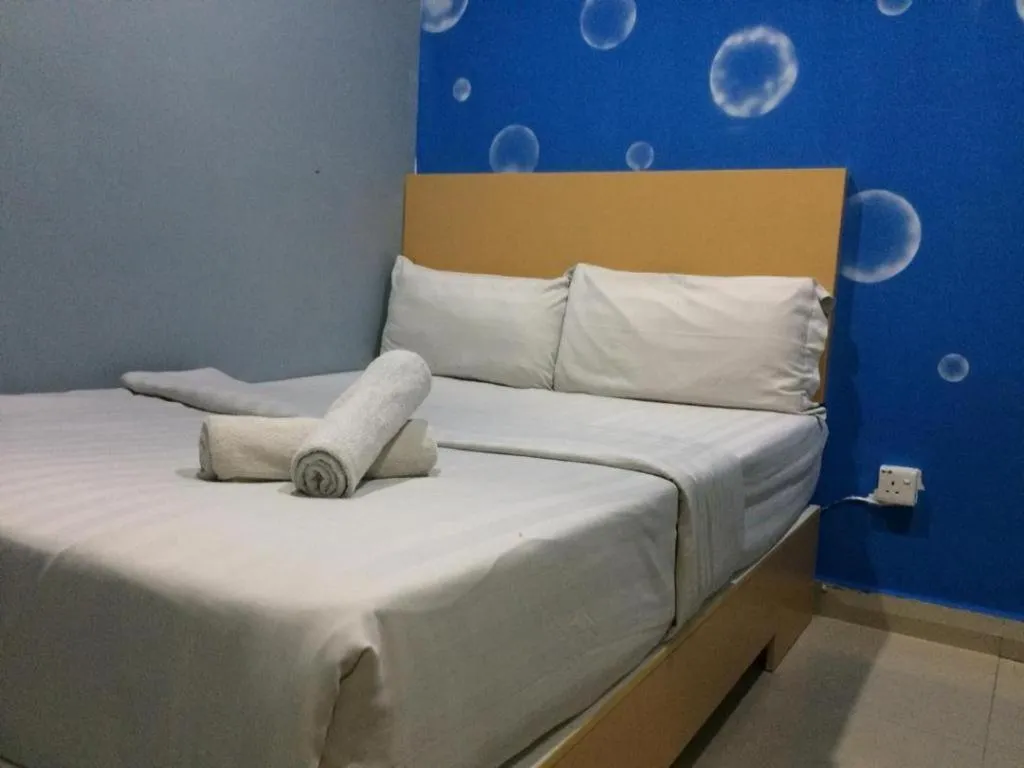 Bed in Hotel Zamburger Sri Petaling
