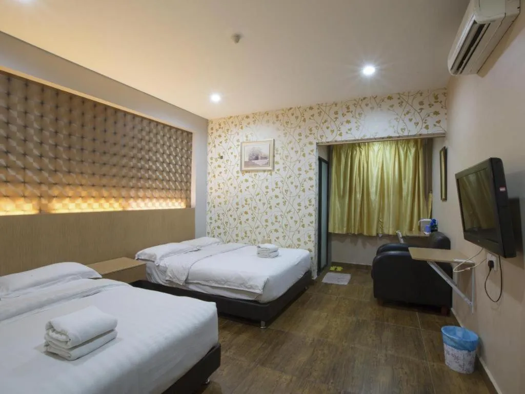 Bed in Hotel Zamburger Sri Petaling