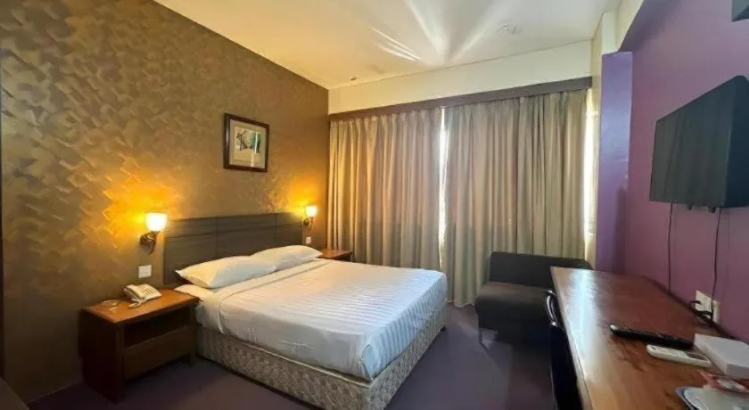 Bed in Klang Histana Hotel