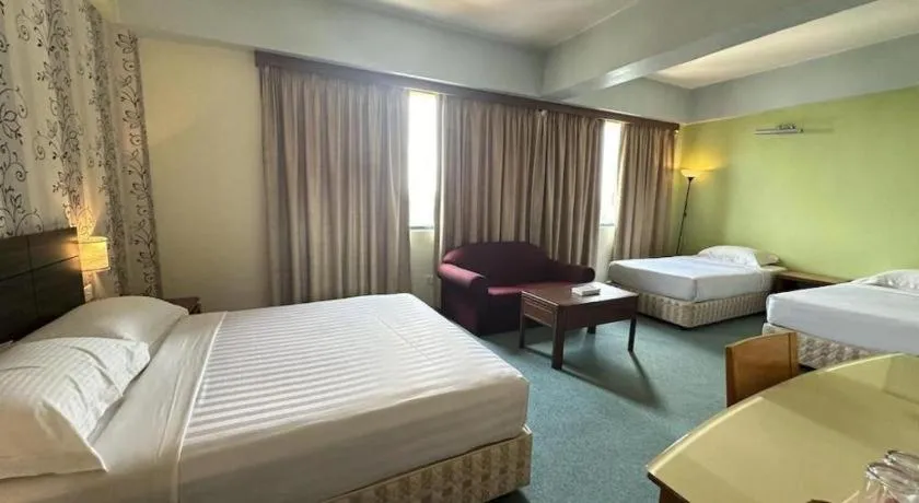 Bed in Klang Histana Hotel