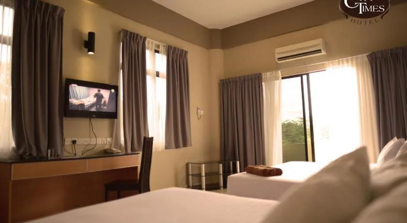 Bed in City Times Hotel