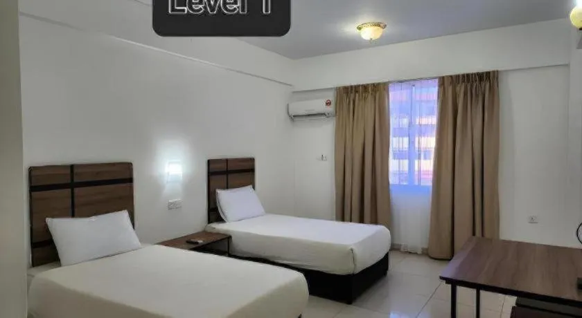 Bed in Hotel Meligai Kapit